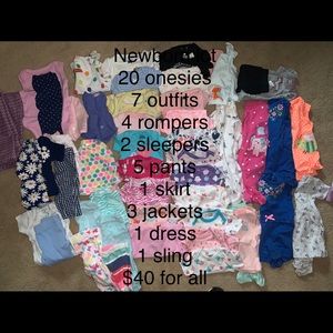 Newborn girls clothes